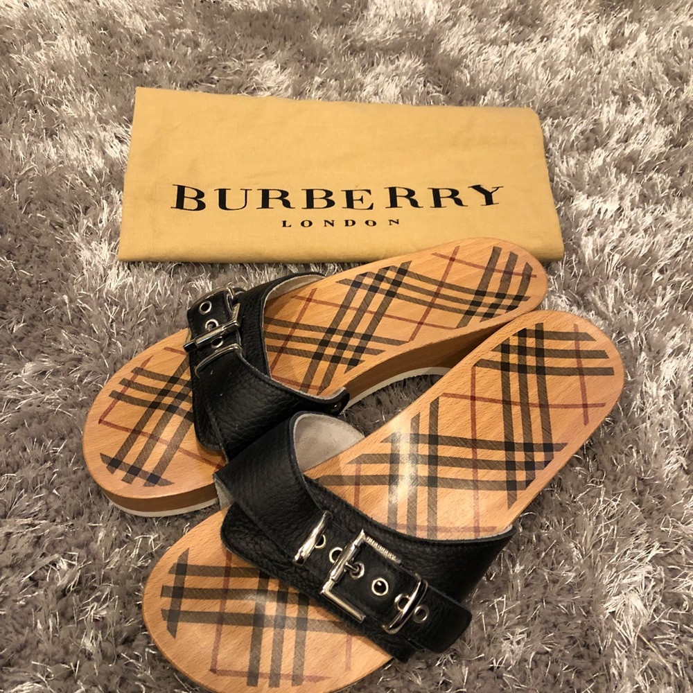 Authentic Burberry Clogs
